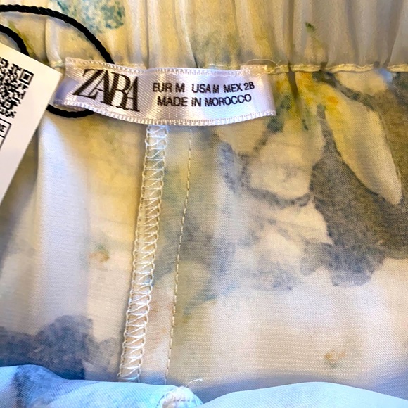 Zara tie dye pajama style drawstring pants - Picture 6 of 10